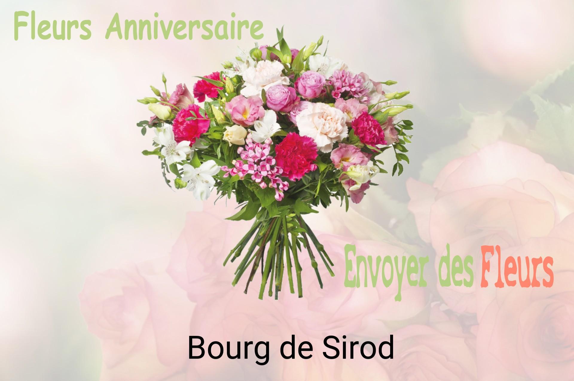 Bouquet de fleurs d’anniversaire livré à Bourg-de-Sirod