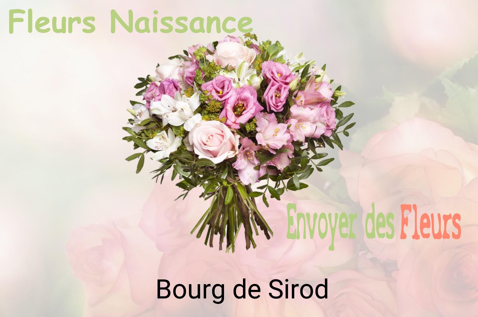 Bouquet de fleurs de naissance livré à Bourg-de-Sirod