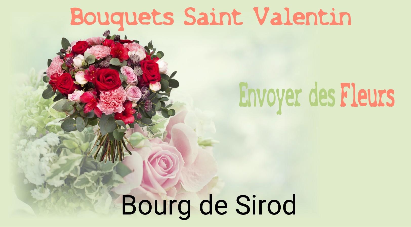 Roses de Saint-Valentin livrées à Bourg-de-Sirod